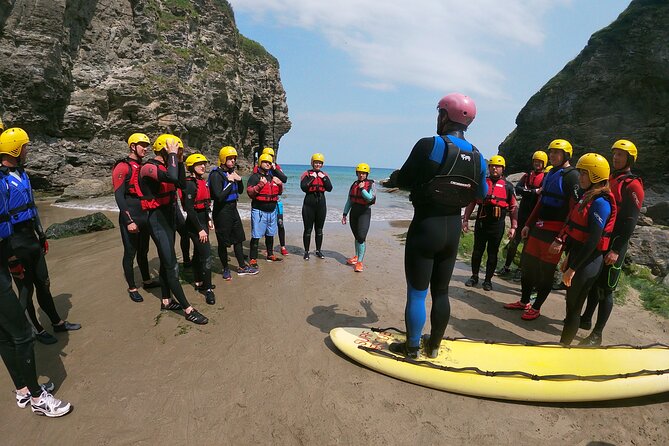 2-Hour Coasteering Adventure Near Bude - Where the coasteering starts at Bossiney Campsite (Tintagel area)