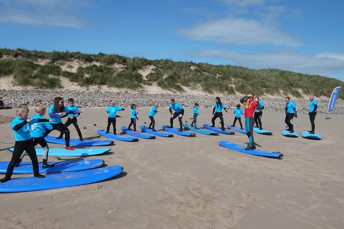 2 hour group lesson (3-16 people) - Making the most of your first surf lesson at Dunnet