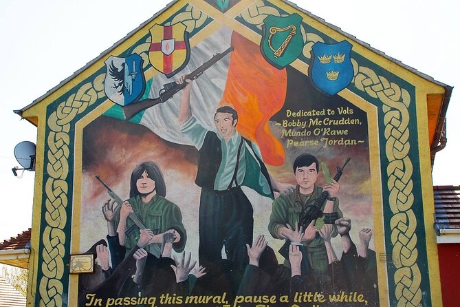 2 Hour Private Belfast Taxi Cab Tour of Troubles & Peace walls - Falls Road Library Stop, the Bobby Sands Mural Moment