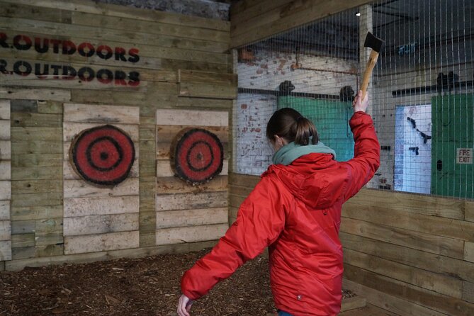 30 Minute Axe Throwing Experience in Llangollen - Where to Meet for Axe Throwing at TNR Outdoors