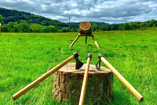 Archery & Axe Throwing in Llangollen - Axe throwing in Wales: learn the line, then chase consistency