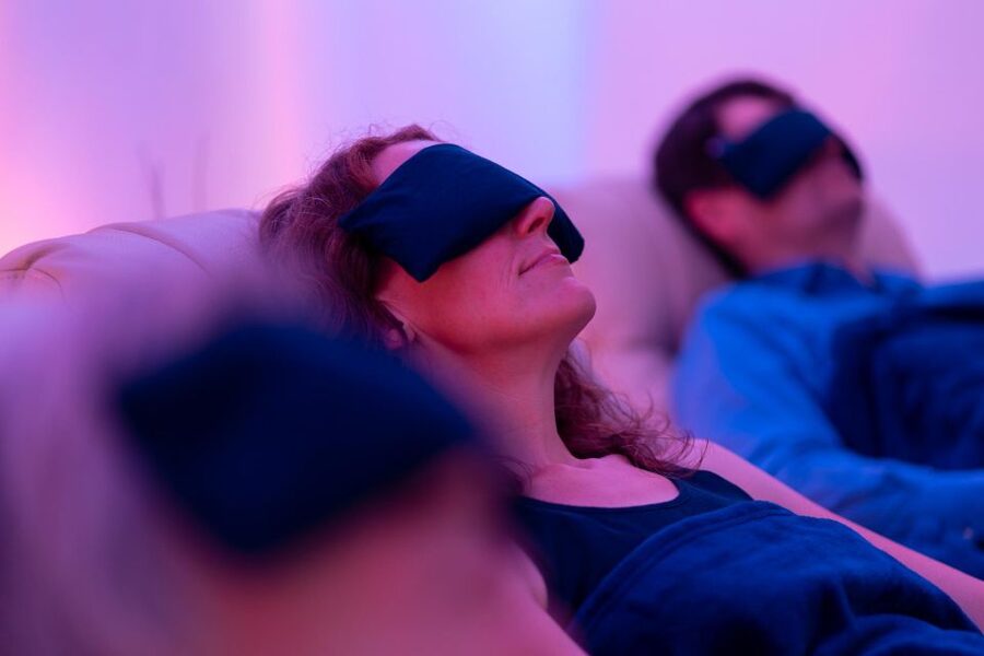 Bath: Guided Relaxation and Sound Bath - The Guided Relaxation: How the Session Gets You to Let Go