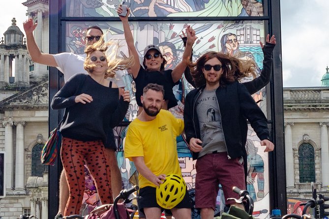 Belfast Bike Tours - Holy Lands, River Lagan, and St George’s Market: your senses get loud