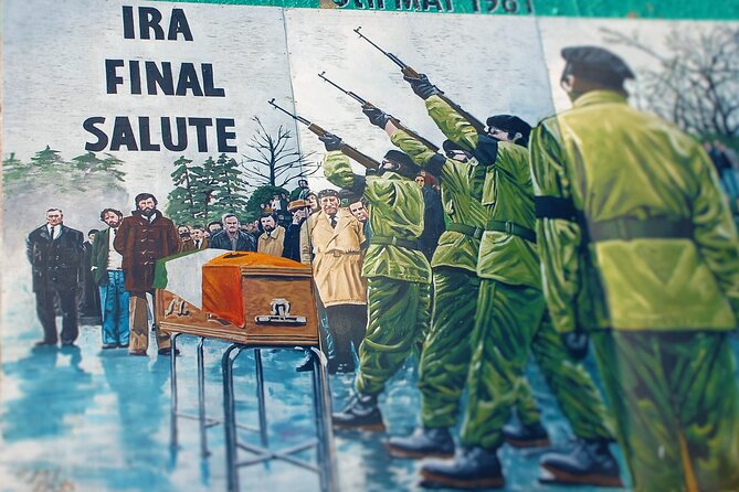 Belfast Famous Black Taxi Tour Political Murals & Peace Wall 2 Hr - Saint Peters Cathedral and an old jail with executions