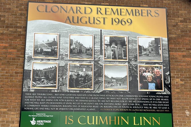 Belfast Political/history/troubles private taxi/cab tour - Why the best part is the guide, not just the car
