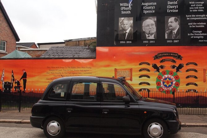 Black Taxi Mural "Tour Like A Local" - Stop 3: Shankill Road murals, Loyalism and Unionism, Memorial Garden
