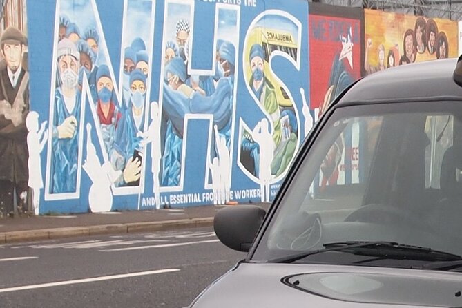 Black Taxi Mural "Tour Like A Local" - Stop 1: Bobby Sands Mural and the Divis area story