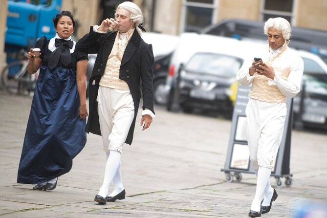 Bridgerton Walking Tour of Filming Locations & Storylines - Bath - Modiste to carriage scenes with Eloise, plus Queen Square moments