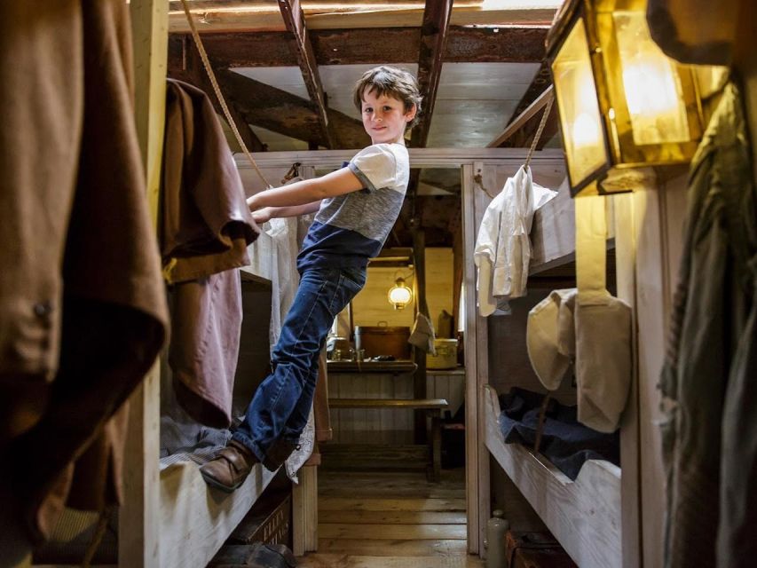 Bristol: Brunel's SS Great Britain Experience Entry Ticket - Upper deck recreation, open exploration, and interactive touches