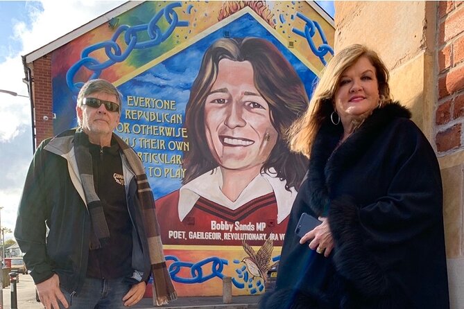 Cab Tours Belfast Famous Black taxi tours 2 hrs The Troubles - International Mural Wall on Divis Street: modern activism on old streets