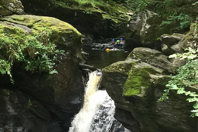 Canyoning Half-Day Trip at Keltneyburn from Aberfeldy - What you do in the canyon: swimming, climbing, and cliff jumping