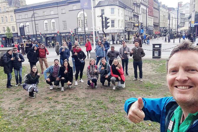 Cardiff City Private Guided Walking Tour - City Hall and the civic center park with war memorials