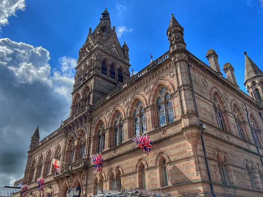 Chester: The Heart of Chester Walking Tour - Town Hall Square start: easy meet-up, quick momentum
