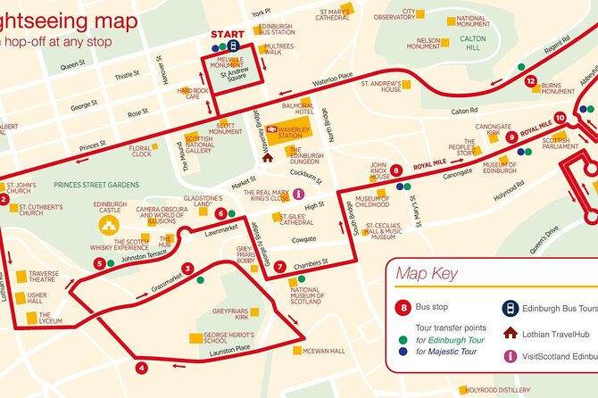 City Sightseeing Edinburgh Hop-On Hop-Off Bus Tour + Kids Go Free - Comfort on steep streets: open-top perks and realistic weather moves