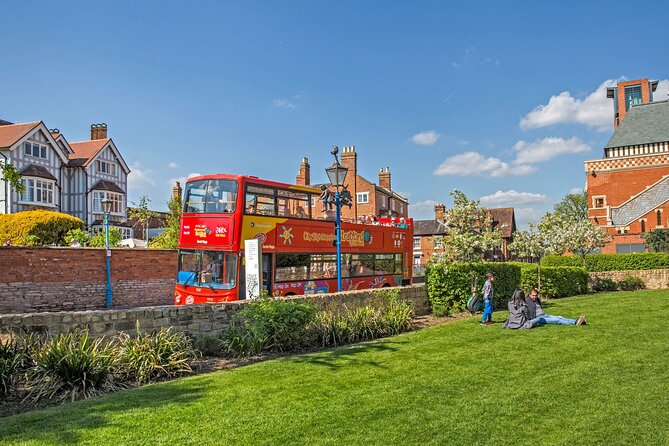 City Sightseeing Stratford-upon-Avon Hop-On Hop-Off Bus Tour - Civic Hall, Market Square, and the American Fountain: a pleasant break in the middle