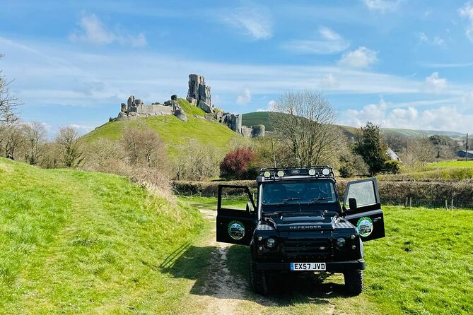 CRUISE SHIP SPECIAL- JEEP SAFARI - PRIVATE GUIDED TOUR (8 Hours) - From Portland Castle to the Jurassic Coast: How the Day Flows