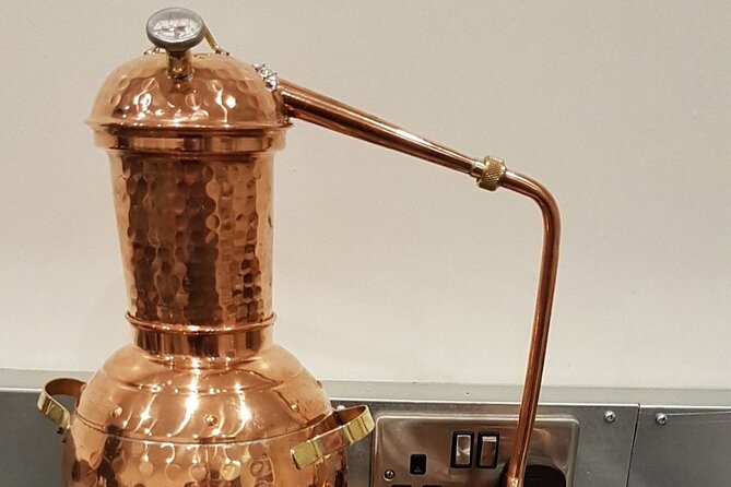 Distill a bottle of Gin on mini copper stills - Should You Book Sip Antics in Edinburgh?