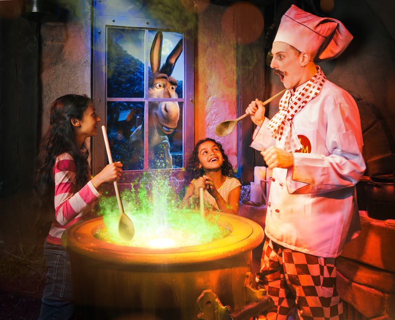 DreamWorks Shrek's Adventure and London Eye: Combo Ticket - The Live Shows and the “Touch, Smell, Feel” Style of Storytelling