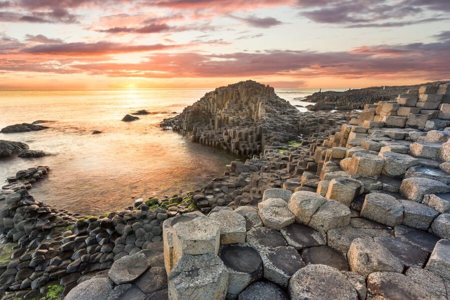 Dublin: Giant's Causeway, Dark Hedges & Titanic Guided Tour - Dunluce Castle ruins: 10 minutes for the cliff-edge wow