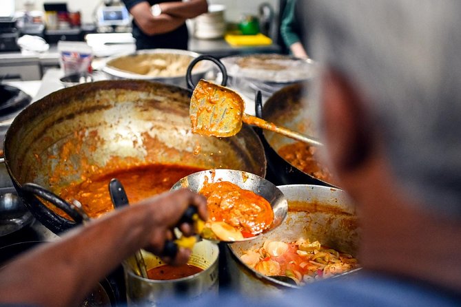 East London Indian Private Food Tour with 8+ Food Tastings - The Victorian market hall stop, where the meal lands