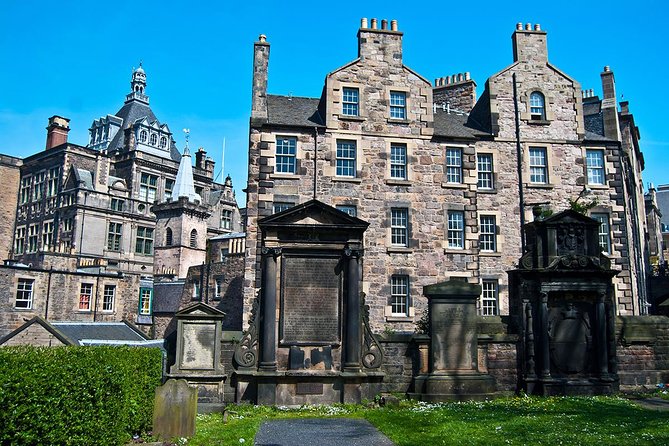 Edinburgh Darkside Walking Tour: Mysteries, Murder and Legends - Canongate Kirkyard alternative: a quieter 17th-century cemetery feel