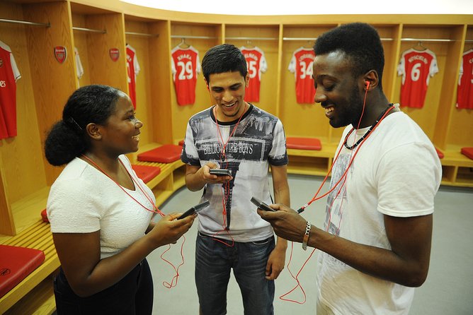 Emirates Stadium and Arsenal Museum Entrance Ticket Including Audio Guide - Audio guide setup: it is convenient, but not always kid-friendly