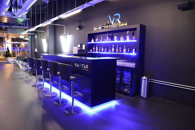 Epic 60 Minute Free-Roam Virtual Reality Experience at Navrtar - After the Action: The Bar Break, Food, Drinks, and Table Games