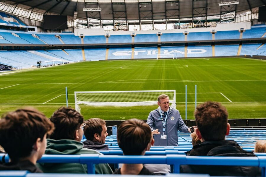 Etihad Stadium: The Manchester City Stadium Tour - Home team dressing room audio-visual show
