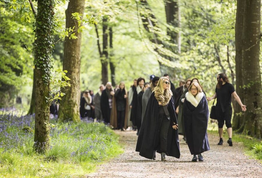 From Dublin: Game of Thrones Winterfell Locations Tour - Tollymore Forest Park: the direwolf-pup walk and White Walker encounters