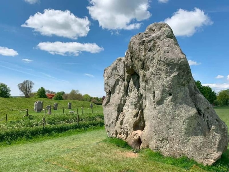 From London: Stonehenge & The Stone Circles of Avebury Tour - West Kennet Long Barrow: walking up and entering the Neolithic chambers
