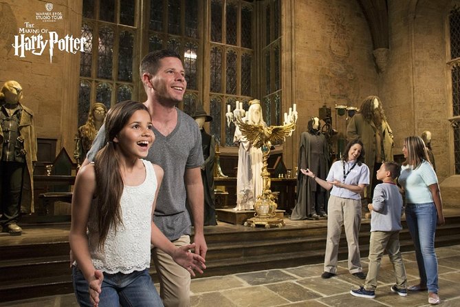 Fully Guided Tour of Warner Bros Studio Tour London – The Making of Harry Potter - Diagon Alley cobblestones, shops, and Dumbledore’s office