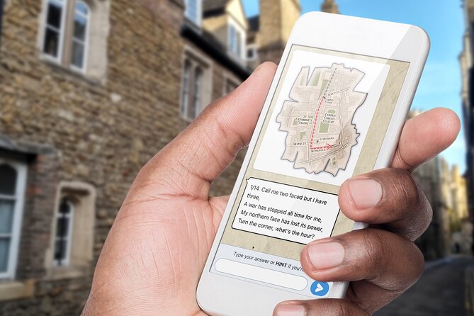 Fun, Flexible Treasure Hunt Around Cambridge with Cryptic Clues & Hidden Gems - Price and what $20.83 gets you in real value