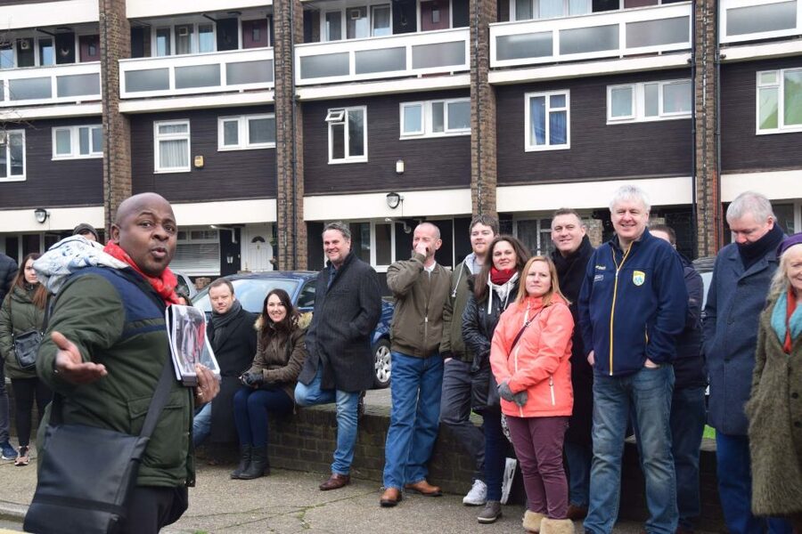 Gangster London Walking Tour with Actor Vas Blackwood - Meeting Vas Blackwood at The Blind Beggar (and getting your photos done early)