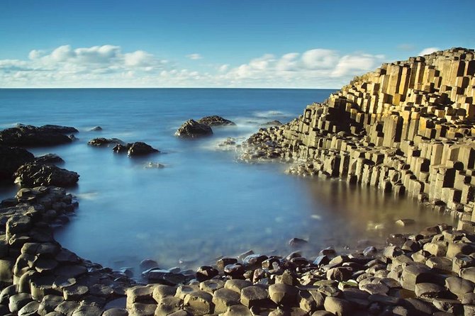 Giant's Causeway Day Tour and Belfast City Tour 1 Day Pass - Carrickfergus to Carnlough: a quick start and a coastal breather