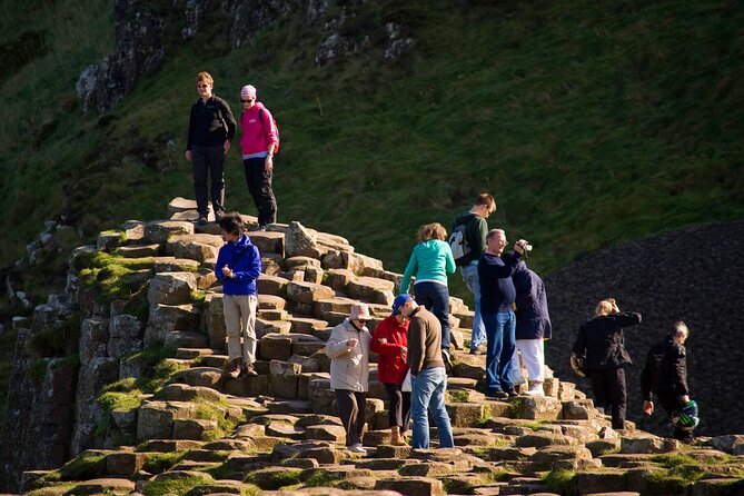 Giants Causeway & Castles Tour from Belfast: Guided tour - Portaneevy View Point: Carrick-a-Rede From Above