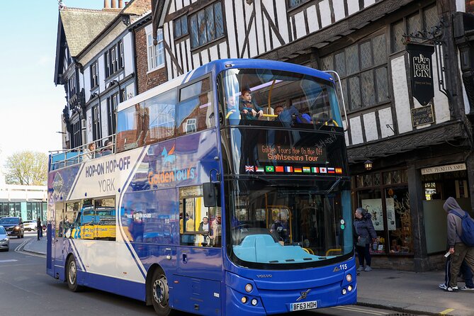 Golden Tours York Hop-on Hop-off Open Top Bus Tour with Audio Guide - Ticket choices: 24 vs 48 hours and why it matters