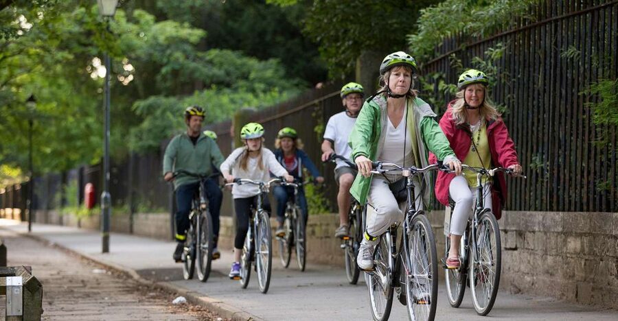 Guided Cycling Tour of York - The ride route: river paths, parks, and quieter streets