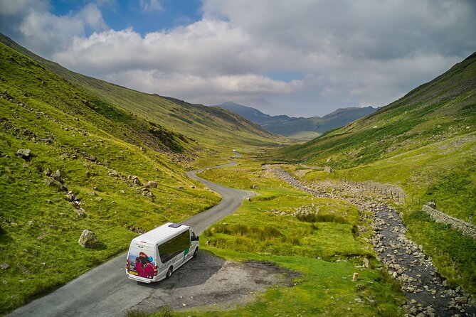 High Adventure Mountain Passes & Muncaster Castle from Windermere - Langdale Valley views, plus the backstory while you ride