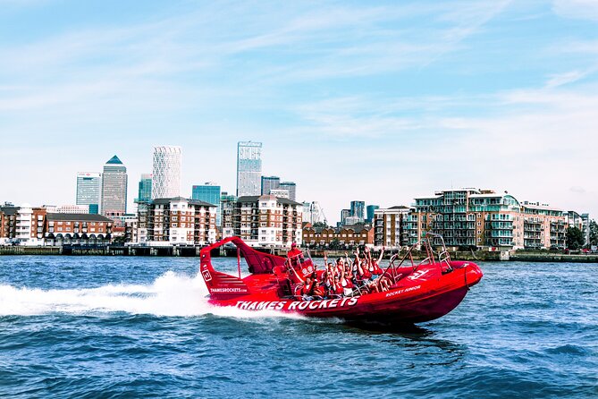 High-Speed Thames River Speedboat in London - Glide past Parliament and Big Ben, with commentary that keeps up