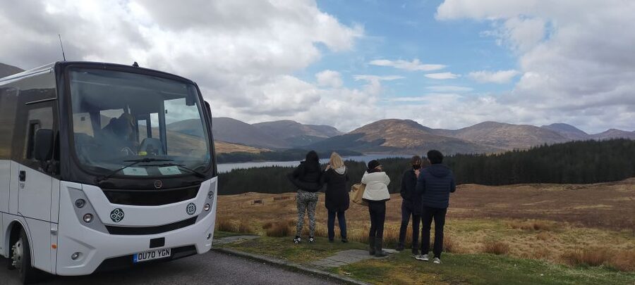 Inverness: Glenfinnan Viaduct, Mallaig, & Loch Ness Day Tour - Commando Memorial: stretching legs with a story break