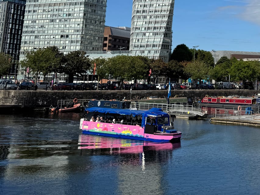 Liverpool: Amphibious Tour and Royal Albert Dock Splashdown - The land portion: city sights with guided punchlines