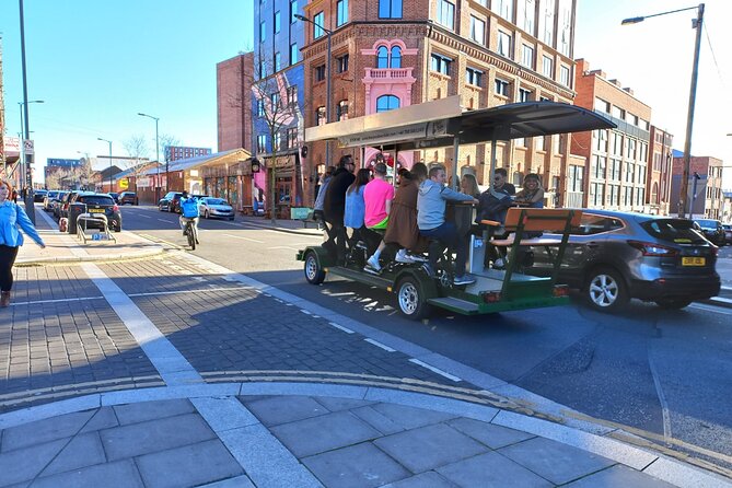 LIverpool beer or prosecco bike tour - Where you start at 31 Grafton St, and what “1 hour” really means