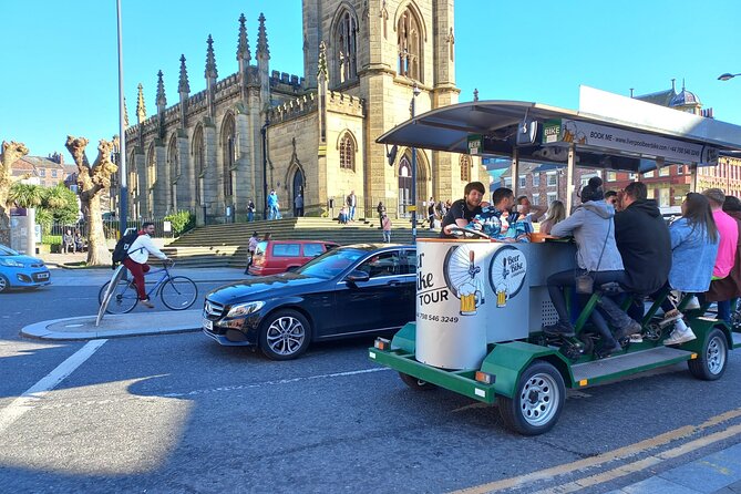 LIverpool beer or prosecco bike tour - The Baltic Triangle route: side streets, longer views, and a Mersey moment