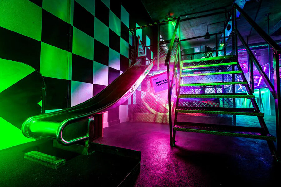 Liverpool: Junkyard Golf Tickets for 9 or 18 Holes - Picking your course theme: Basement Horror Rave, Circus FEAR-ground, Polluted Paradise, 90s Garage Scrapyard