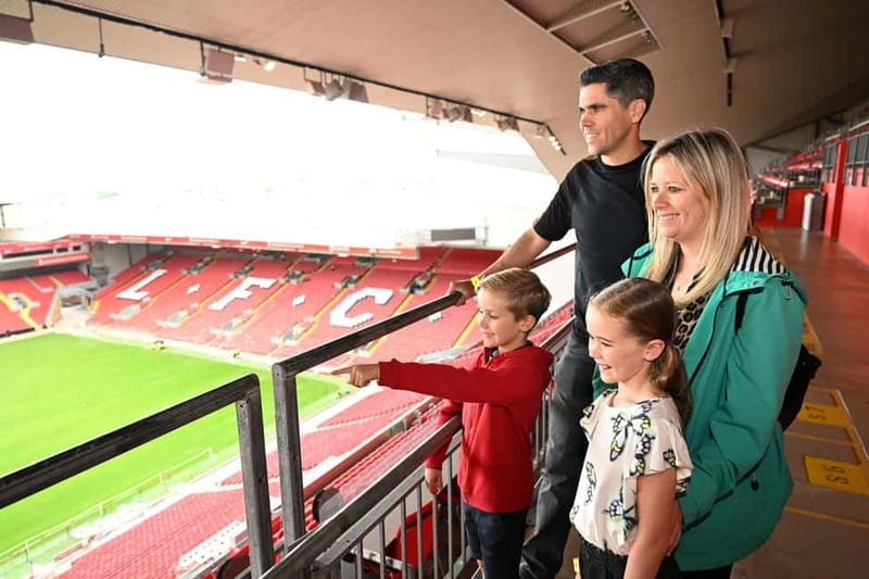 Liverpool: Liverpool Football Club Museum and Stadium Tour - Starting at Anfield’s Main Stand: where the tour route clicks