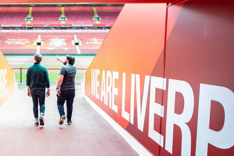 Liverpool: Liverpool Football Club Museum and Stadium Tour - Press conference room, dugout views, and dressing rooms that make it real
