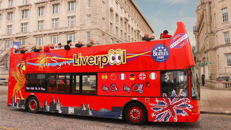Liverpool: Open-Top Sightseeing Hop-On Hop-Off Bus Tour - Liverpool One and the central streets: getting your bearings fast