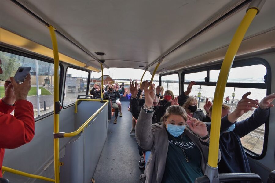 Liverpool: Open-Top Sightseeing Hop-On Hop-Off Bus Tour - St Luke’s Bombed Out Church: a stop that hits harder up close