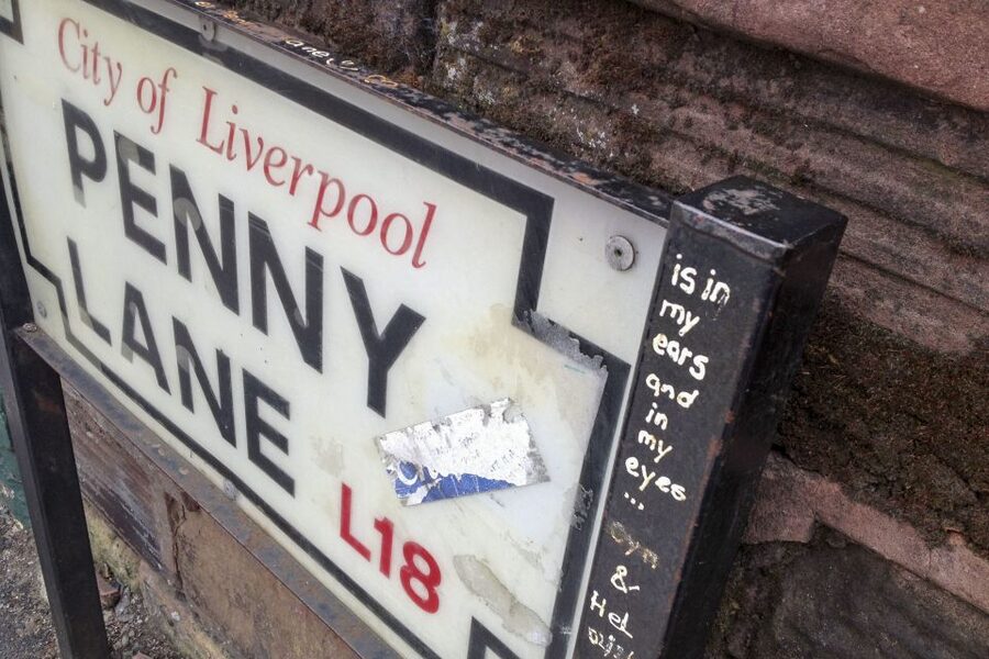 Liverpool: Private 3-Hour Beatles Classic Tour by Taxi - Penny Lane sign and the Liverpool details that power the lyrics