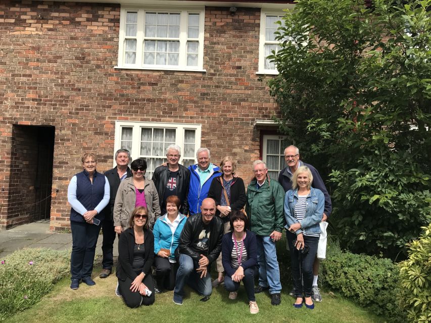 Liverpool: Private Beatles Tour - Strawberry Fields visitor centre, the Imagine mosaic, and the red gates